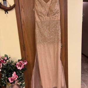 Elegant Sequin Evening Gown